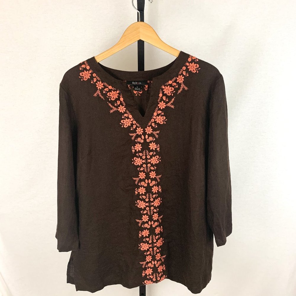 Floral Linen Shirt